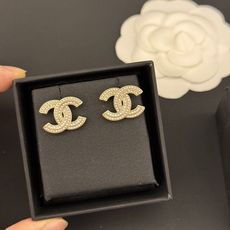 Ch*el earrings
